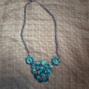 💖Blue flower necklace💖
